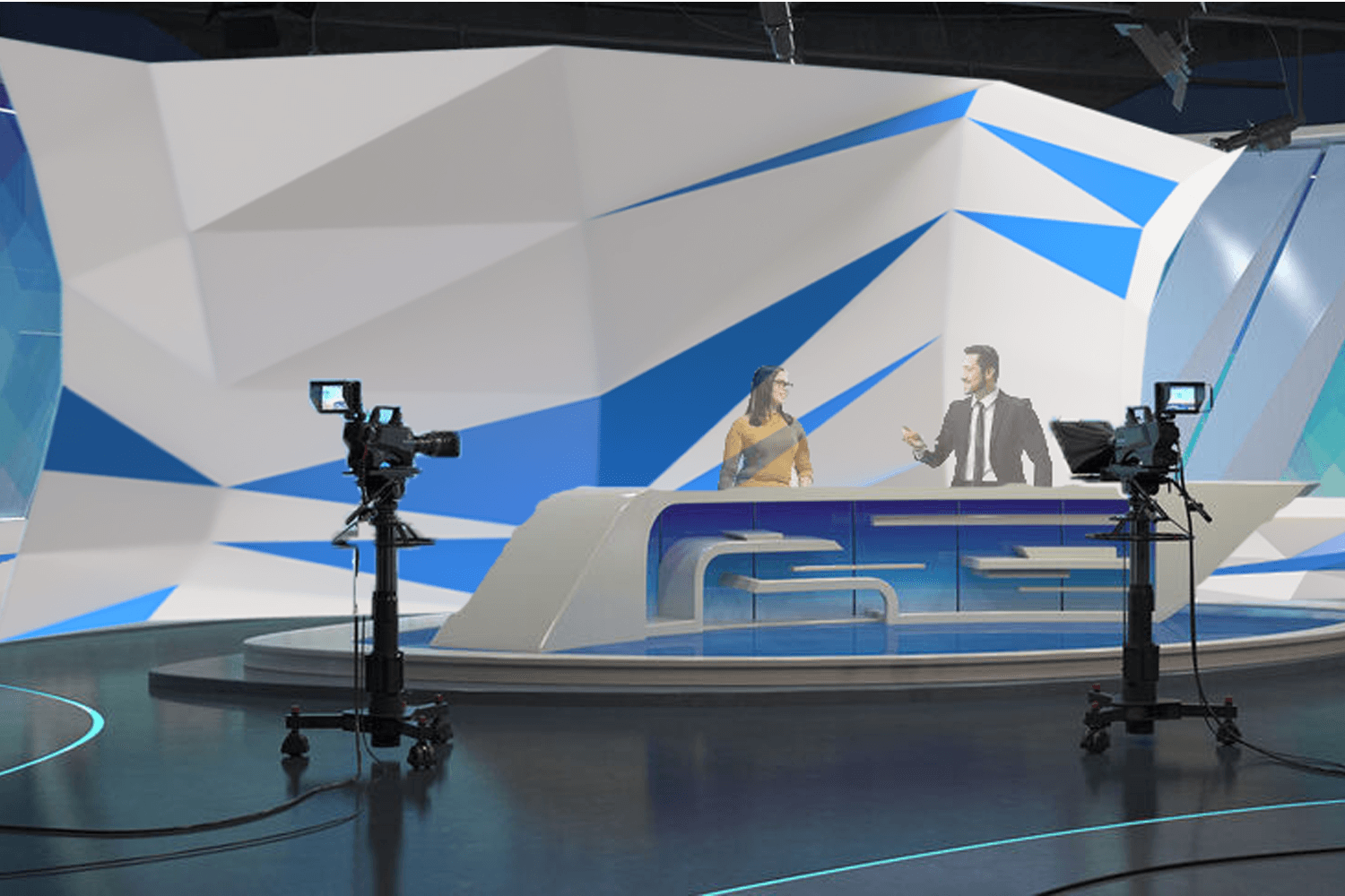 TVスタジオセット