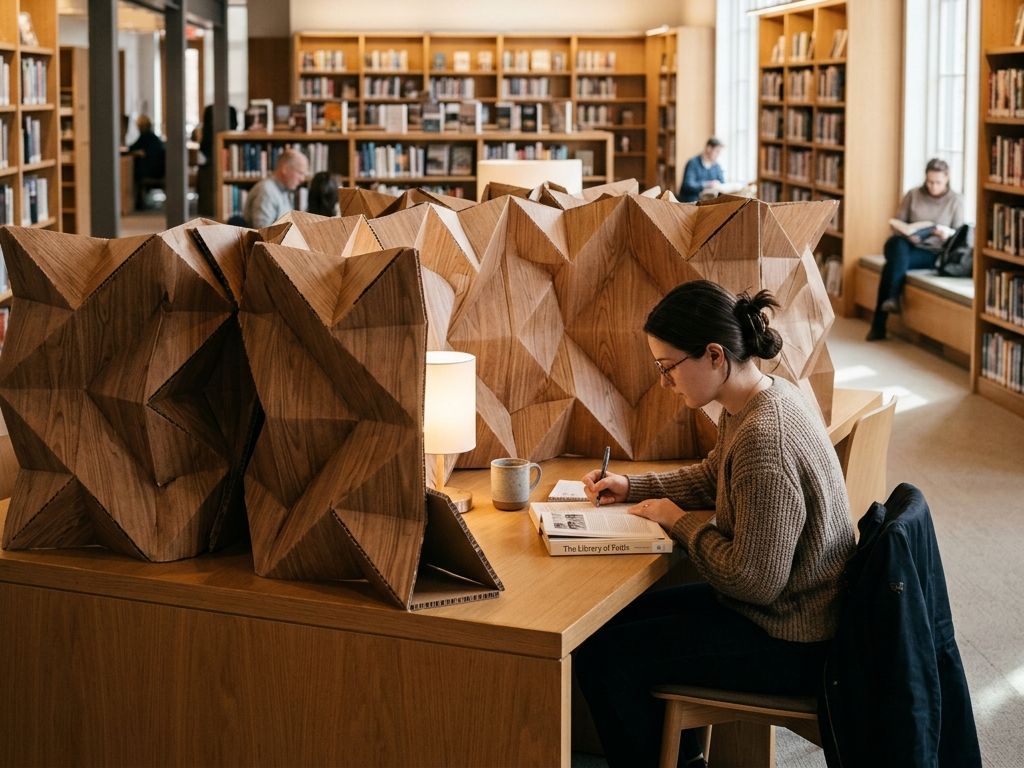 図書館卓上パーテーション