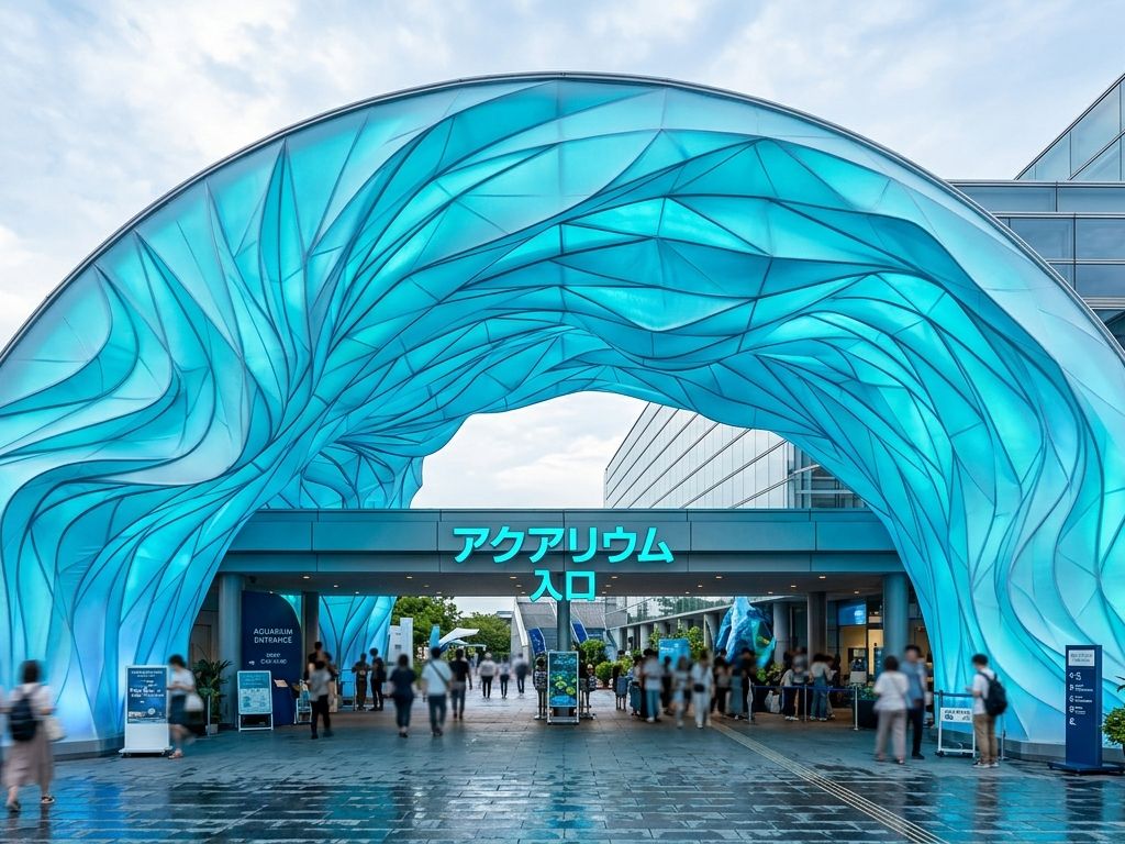 水族館エントランスゲートフロスト