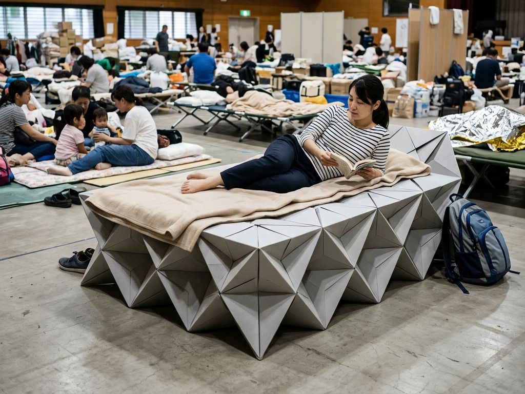 防災備蓄倉庫組み立て式避難所ベッド壁面
