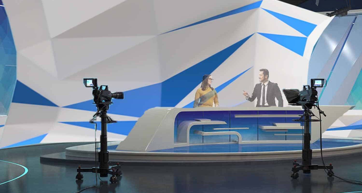 Sample-004 TVスタジオセット